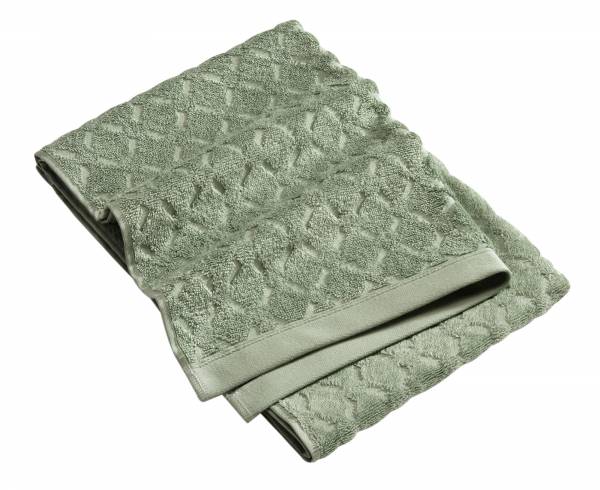 Esprit Handtuch Modern Grid | 5305 soft green