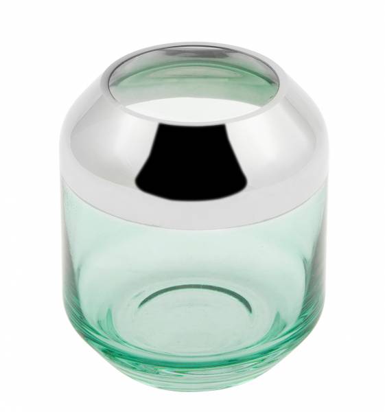 Fink Teelichthalter, Vase SMILLA | grün