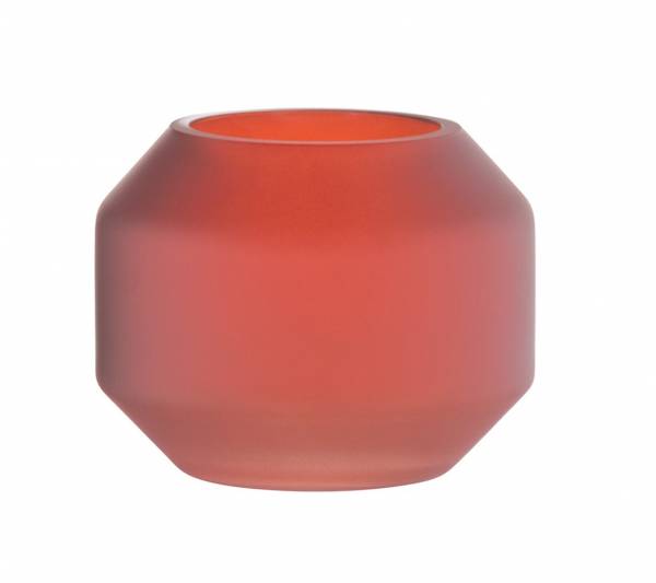 Fink Vase / Teelichthalter EILEEN | rot