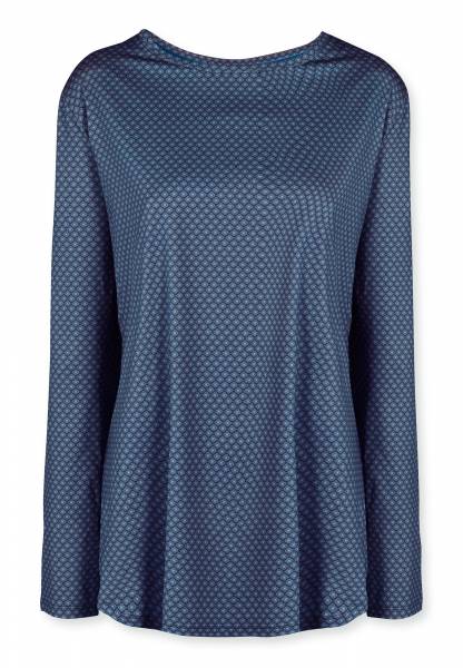 Pip Studio Tamar Langarm Sport-Shirt Lace Flower | blau